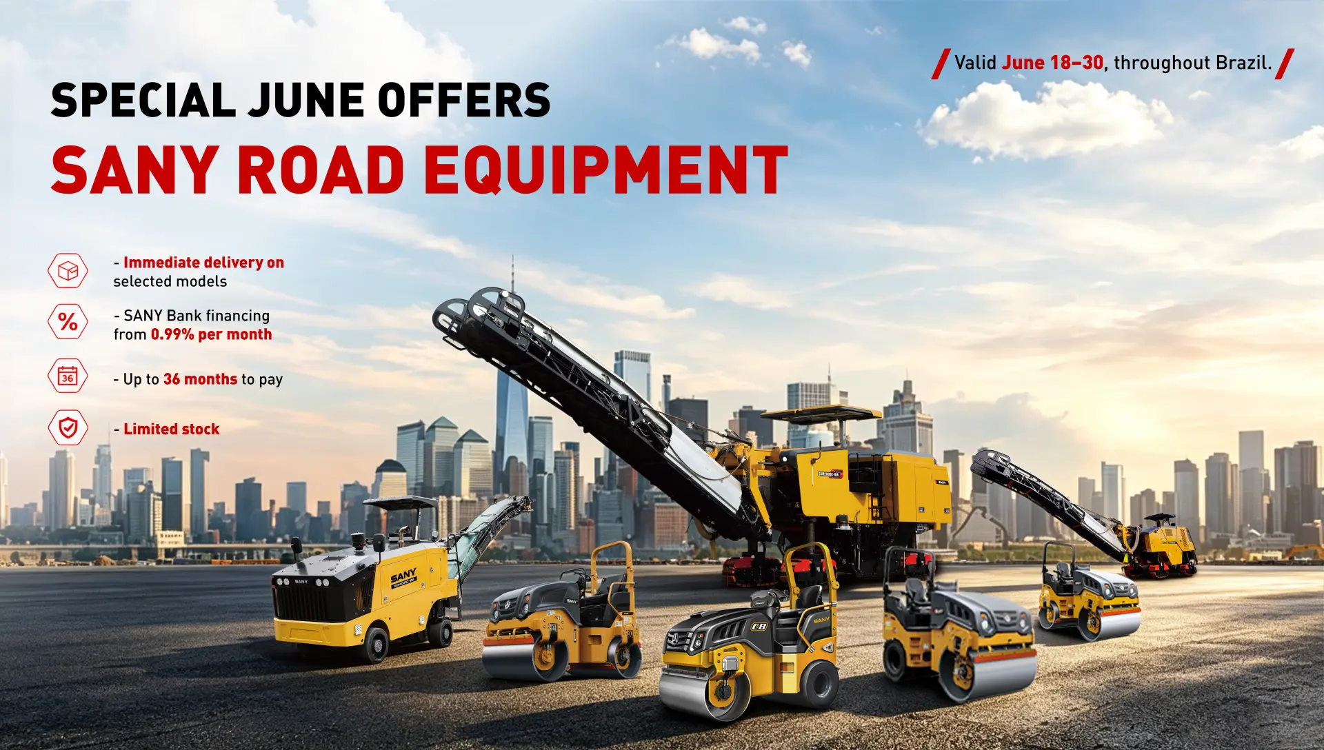 sany road equipment